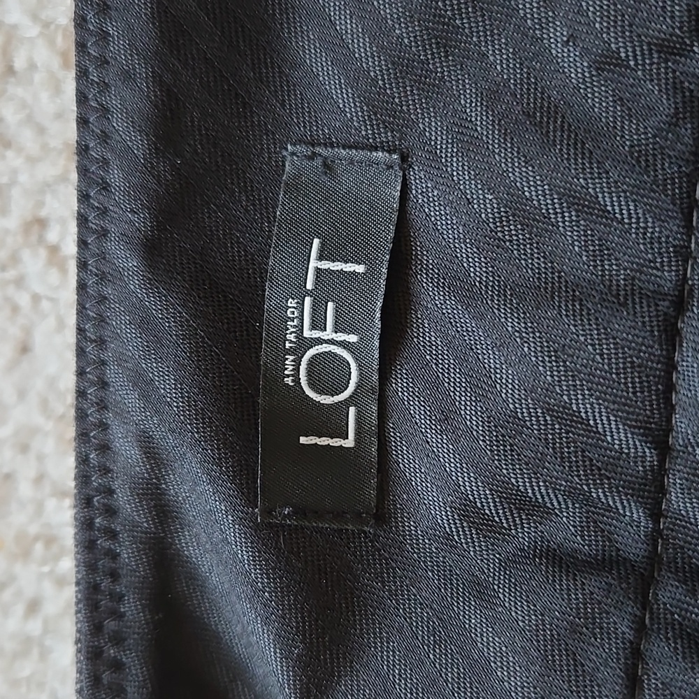 Ann Taylor LOFT Gray Julie Bootcut Bi-Stretch Pants Women’s 10 - Picture 5 of 13